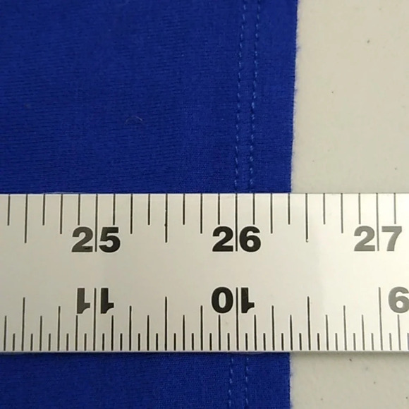 LOVEAPPELA ROYAL BLUE, EMBROIDERED SOFT KNIT BOHO SLEEVLESS TOP - Picture 7 of 8